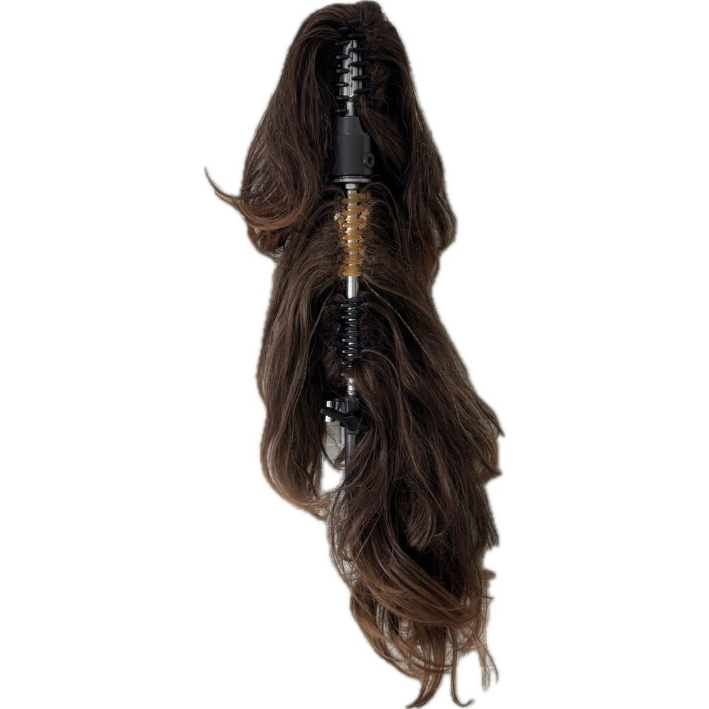 3pc Hairdo Dancing With The Stars Claw Clip Ponytail Extension Lot Wavy Brunette - Picture 3 of 9